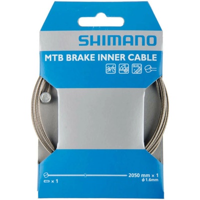 SHIMANO Lanko MTB pre zadnú brzdu 2050mm/1,6mm nerezové