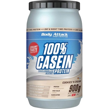 Body Attack 100% Casein Protein, 900 g