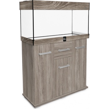 Diversa Solid LED akvarijní set rovný lanýžový 112 l