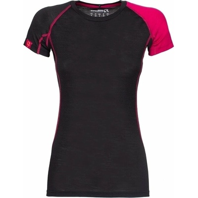 Rock Experience Makani 2.0 SS Woman T-Shirt Caviar/Cherries Jubilee XL Tермобельо (REWT01701C774XL)