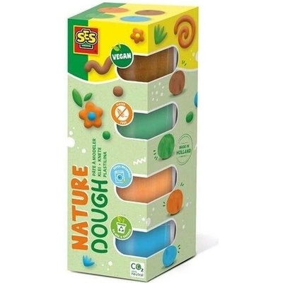 SES Plastelína Nature 4 × 90 g