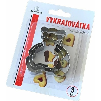 Sada dierovačov na medvede - 3 ks - Smart Cook