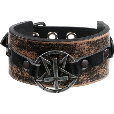 Leather & Steel Fashion náramok unisex brown LSF1 55