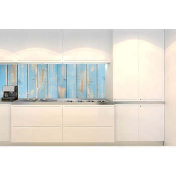 DIMEX ART s. r. o Фототапет за кухня - стари сини летви 180 x 60 см