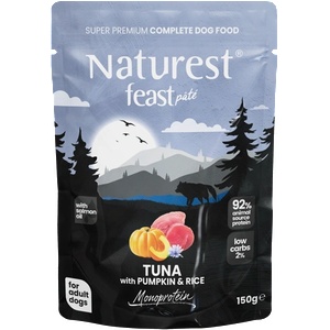 Naturest® Naturest Пауч за възрастни кучета с риба тон, тиква и ориз