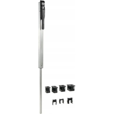 LOCINOX SUBY 9005 - skrytá mechanická zástrč pre krídlové brány, pr. 20 mm, čierna SUBY_9005