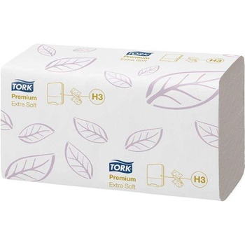 Tork Хартиена кърпа, Z-образна, 2-пластова, 200 листа, система H3, Premium, TORK "Extra Soft Singlefold", бяла (100278)