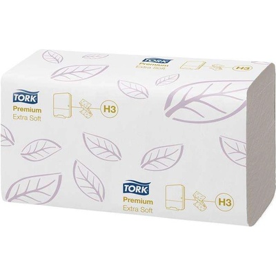 Tork Хартиена кърпа, Z-образна, 2-пластова, 200 листа, система H3, Premium, TORK "Extra Soft Singlefold", бяла (100278)