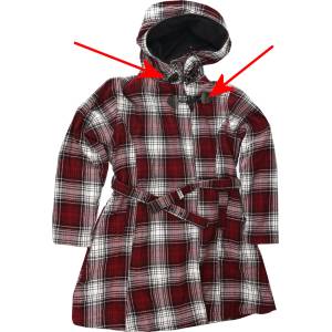 Poizen industries дамско палто Poizen Industries - VAIL - RED/WHITE CHECK - ПОВРЕДЕНО - MY1385
