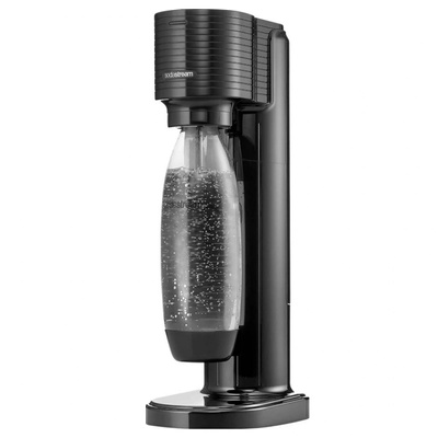 SodaStream Машина за газирана вода SodaStream GAIA, 1 л, Ръчна карбонизация, 2 степени, Без BPA, Черен (1017911400)
