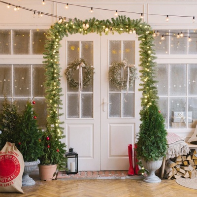 Goleto Vánoční jedlová girlanda 5 m teplá bílá 100 LED – Zboží Dáma Goleto Vánoční jedlová girlanda 5 m teplá bílá 100 LED – Zboží Dáma