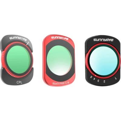 Sunnylife pro Osmo Pocket 4/3 (black mist 1/4, VND, CPL) - 1 kus