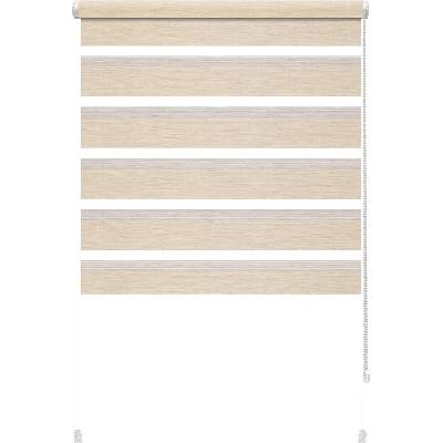 Gardinia Krémová roleta deň a noc 42,5x150 cm Zebra Silvalin