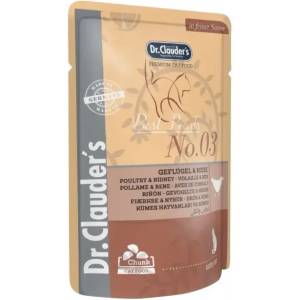 Dr.Clauder's Пауч за котки - птиче и бъбреците в сос 100 гр (21114000)