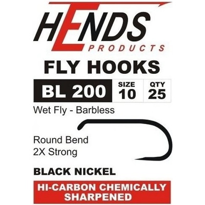 Hends BL200 Háček na mokré mušky a nymfy vel.8 25 ks