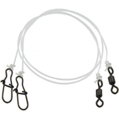 Mistrall fluorokarbónový náväzec na dravce 40 cm 10 kg 2 ks