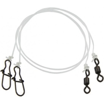 Mistrall fluorokarbónový náväzec na dravce 40 cm 10 kg 2 ks