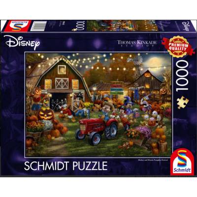 Schmidt Thomas Kinkade Minnie a Mickey kolekcia Disney Dreams Mickey a Minnie Pumpkin Festival 1000 dielov