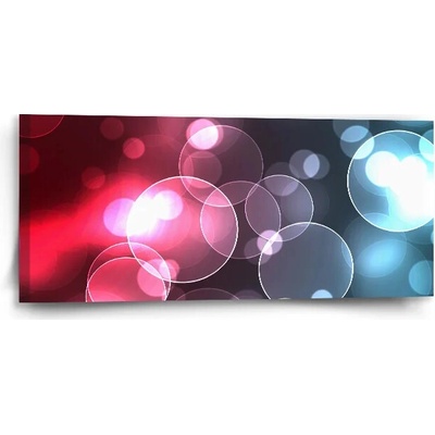 Sablio Obraz Bublinová abstrakcia - 110x50 cm