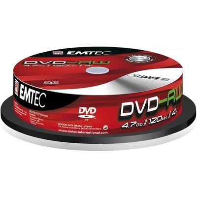 EMTEC DVD-RW 4.7Gb. /4Х - 10бр. в шпиндел (4009993220279)