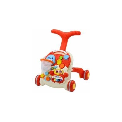 LeanToys Push Toy Interactive Educational Table 2in1 Red