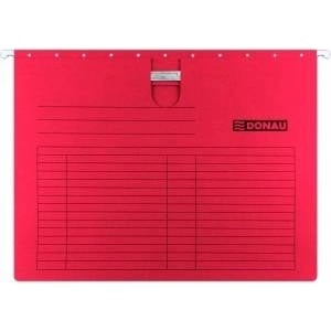 DONAU Pendant workbook donau a4 with wasem 225 g/m2, red