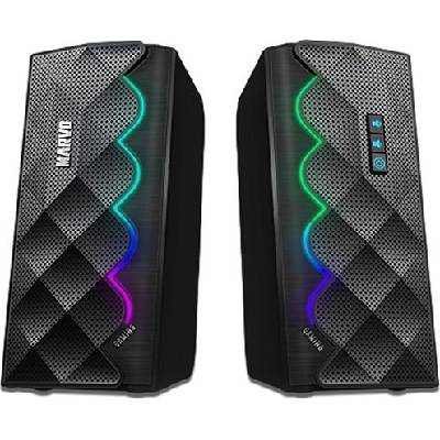 Marvo reproduktory SG-269, 2.0, 6W, čierne, regulácia hlasitosti, herná, 160Hz-20kHz, RGB podsvietenie, dotykový