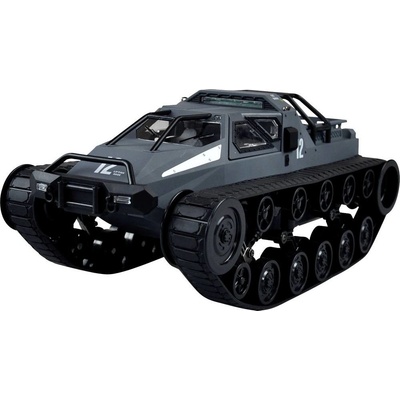 Amewi šedá modrá RC model auta elektrický pásové vozidlo RtR 2,4 GHz vč. akumulátorů a nabíječky 1:12