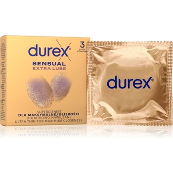 Durex Sensual Extra Lube презервативи 3 бр