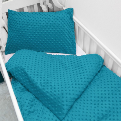 Biante Minky TOP 3D MKP-056 Morská modrá 90 x 120 cm 40 x 60 cm