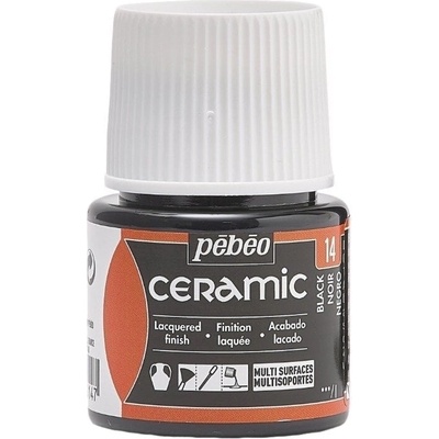 Pébéo Ceramic Боя за керамика Black 45 ml 1 бр (025-014)