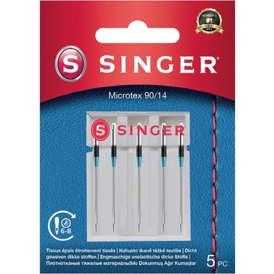 Ihly na mikrovlákno Singer 5x90