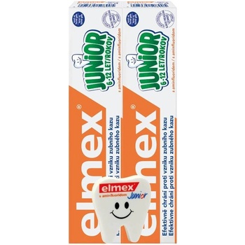 Elmex Junior 6-12 Years zubná pasta pre deti 2 x 75 ml