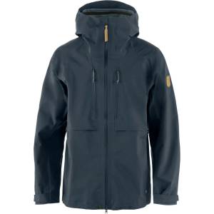 Fjällräven Мъжко водоустойчиво яке Fjällräven Keb GTX Jacket Waterproof jacket - Dark Navy - размер M (002-3704-0413)
