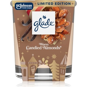 Glade Warm Candied Almonds ароматна свещ 112 гр