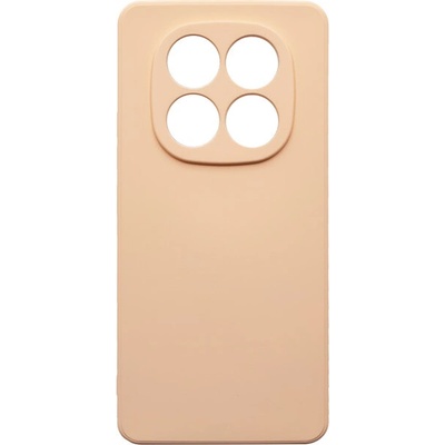 mobilNET silikónové puzdro Xiaomi Redmi Note 14 Pro 5G, broskyňové Fiber