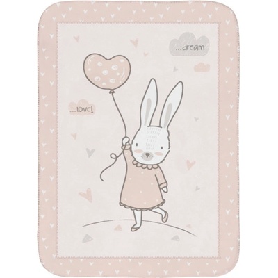 KikkaBoo Detská deka Super Soft Rabbits in Love