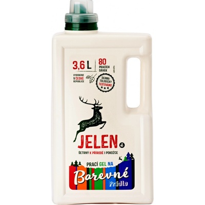 Jelen prací gel na barevné prádlo 3,6 l
