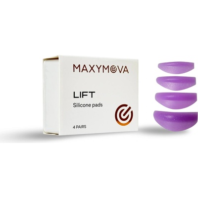 Maxymova LIFT sada fialových natáček na lash lifting – 4 páry
