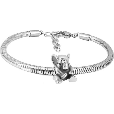 Linda's Jewelry náramok slon šťastie chirurgická oceľ INR115
