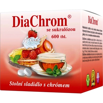 DiaChrom se sukralózou nízkokalor.sladidlo 600 tbl