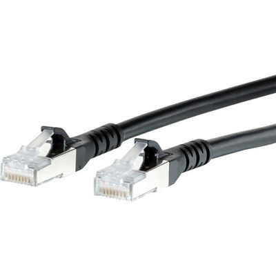 Metz Connect 1308453000-E RJ45, CAT 6A, S/FTP, 3m, černý