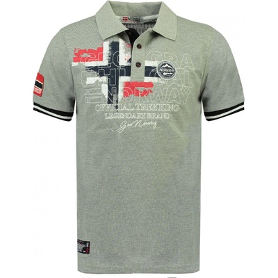 Geographical Norway pánska polokošeľa Kutta SS Men 100 M sivá