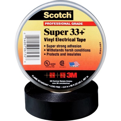 Scotch SUPER33 izolační páska 33 m x 19 mm černá
