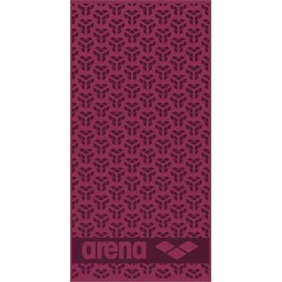 arena Монограмна кърпа тъмно лилаво