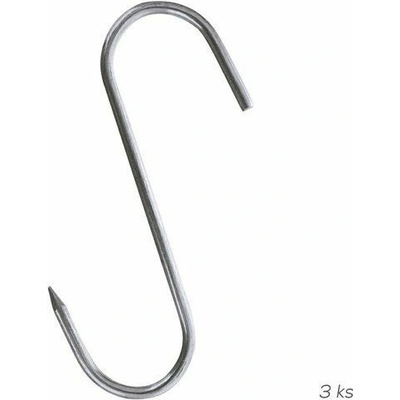 háček- 3ks-S-13,5x9cm, na maso, NR
