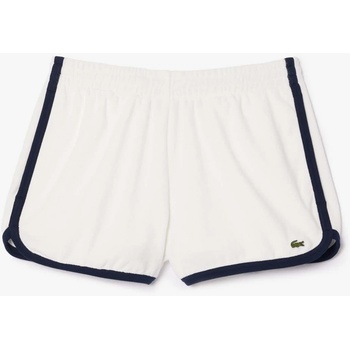 Lacoste Къси панталони Lacoste Cotton Terry Contrast Accent Shorts - Cream