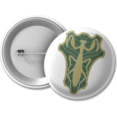 Black Clover placka symbol Green Mantis 50 mm
