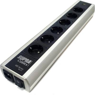 Supra Cables SUPRA MAINS BLOCK MD06-EU with USB A/C SWITCH (094430)