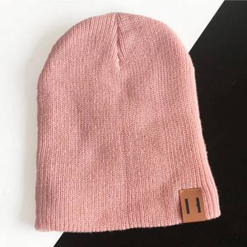 HARAHU Едноцветна шапка - Розова kp12313 (12313)